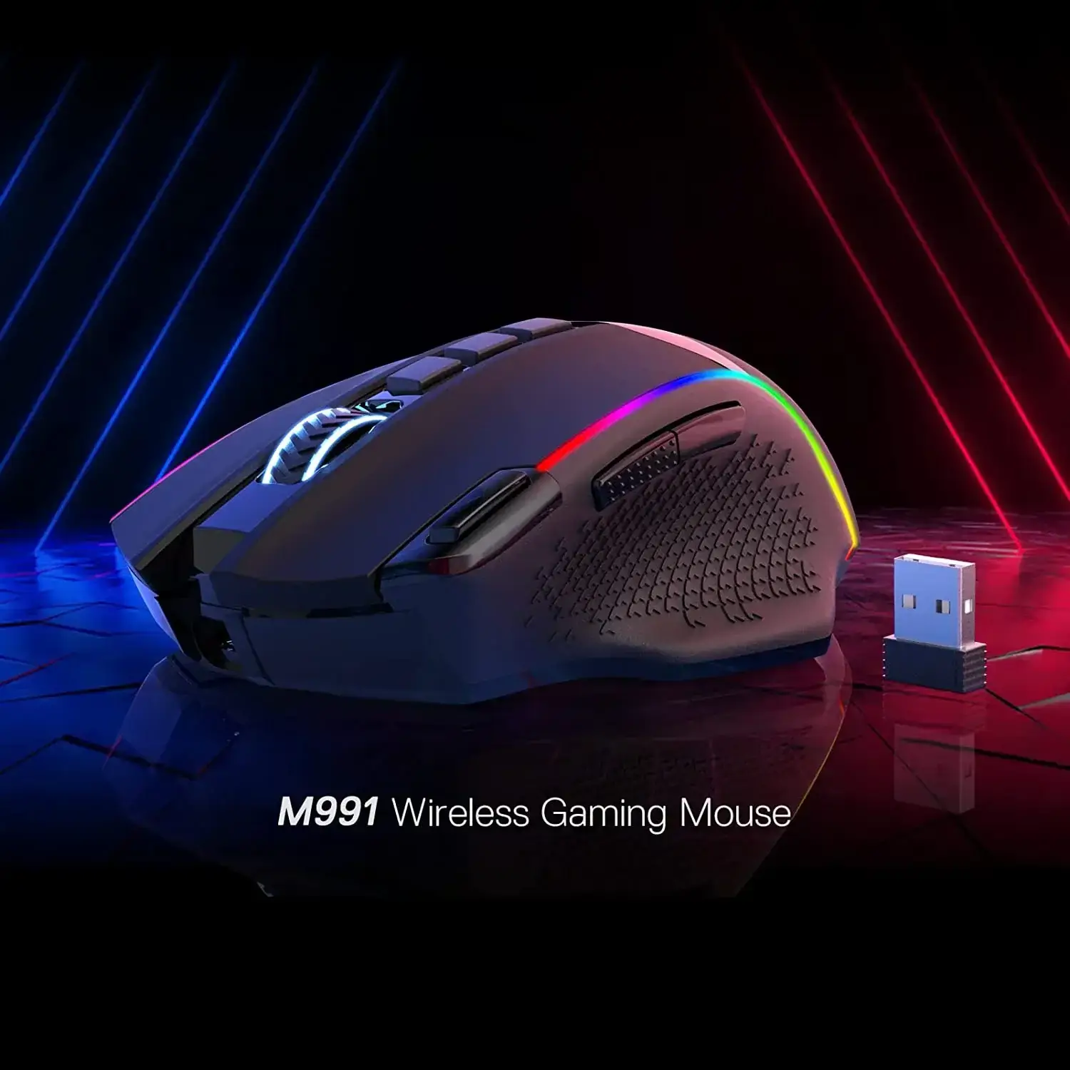 Image of Redragon M991 19000 DPI 旗艦無線靜音遊戲滑鼠 [香港行貨]