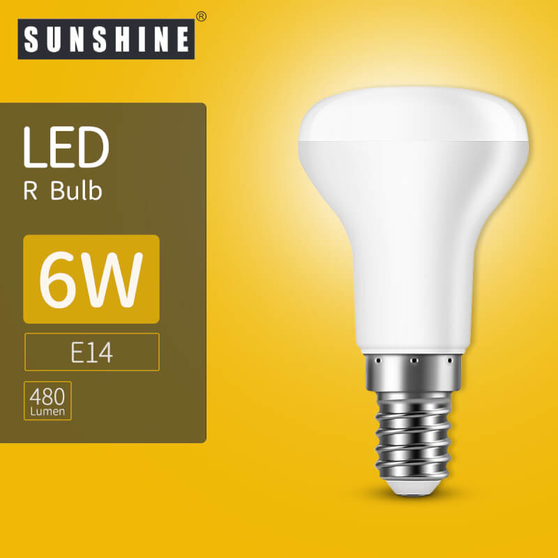 SUNSHINE 陽光照明 LR50A LED燈膽(反射燈) 6W E14細螺頭 黄光 3000K | 友和 YOHO