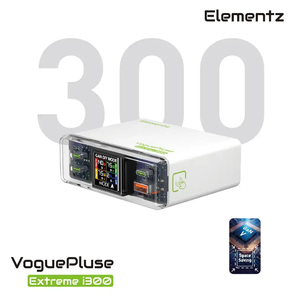 Image of Elementz VoguePluse Extreme i300 PD-VPi300 智能分配充電器 原裝行貨