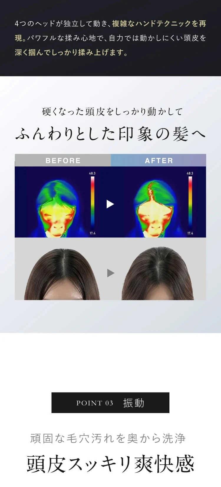 Image of 日本 NIPLUX EMS 頭皮按摩器 HEAD SPA PREMIUM|電動頭皮按摩器 · 面部/頭皮/身體適用 · IPX7 防水無線設計