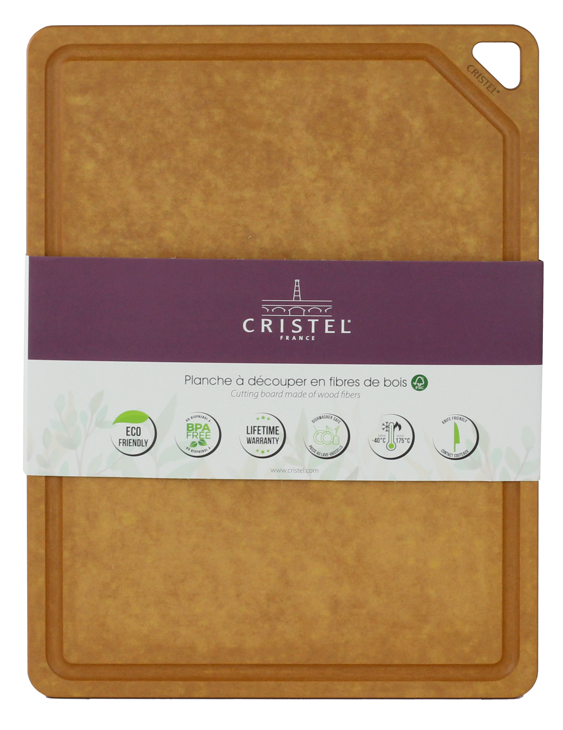 Cristel - 高密度抗菌木砧板 - PRDGMR