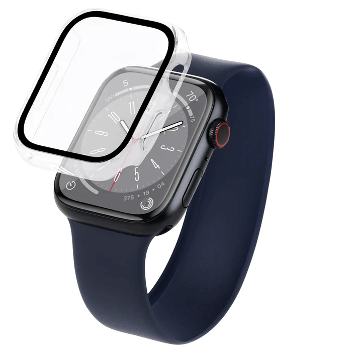 玻璃貼連保護殼 (Series 7/8 Apple Watch 45mm) - 透明