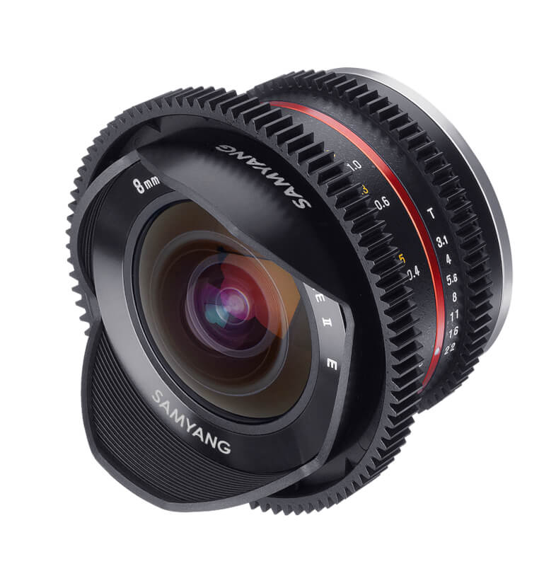 森養 Samyang 8mm T3.1 Cine FISH-EYE II for Sony E 手動對焦APS-C魚眼電影鏡頭 (香港行貨)