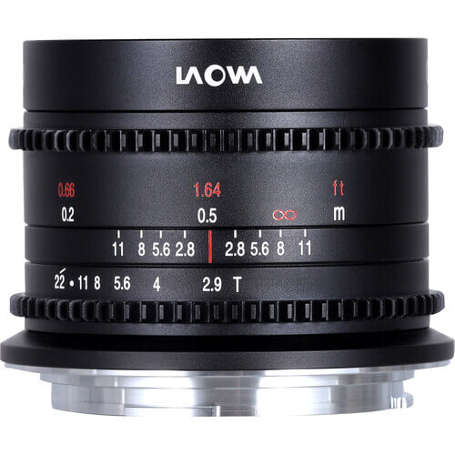 老蛙 Laowa T2.9「零变形」电影镜头 Canon RF