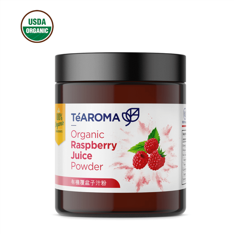 TeAROMA Organic Raspberry Juice Powder 125g | YOHO