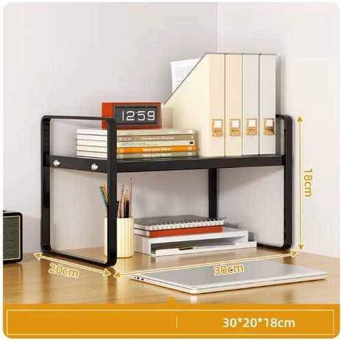 Dadadi Storage rack [Single layer black rack, black 30] | YOHO