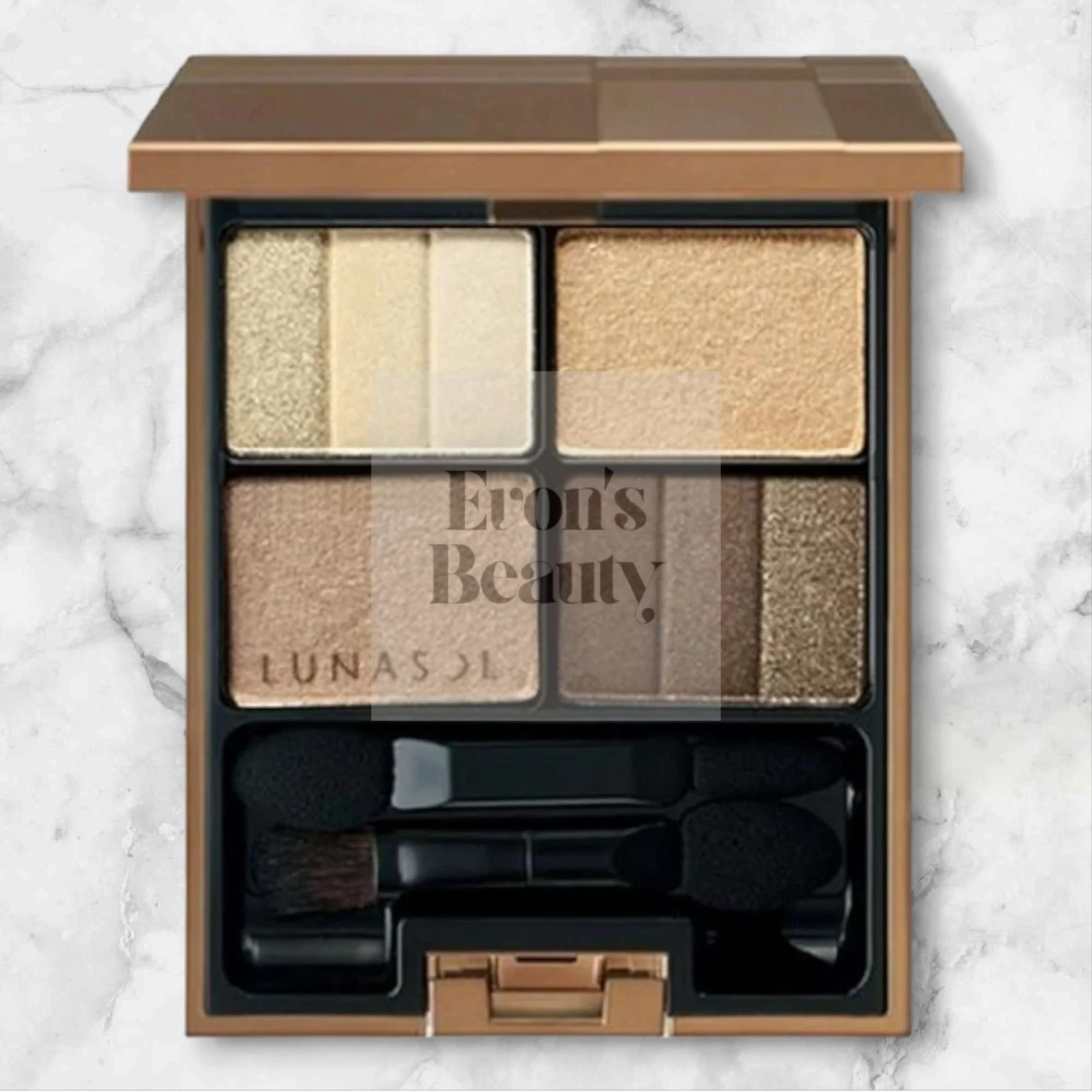LUNASOL Three Dimension Eyes (4 Colors Eyeshadow Palette) - # 01 