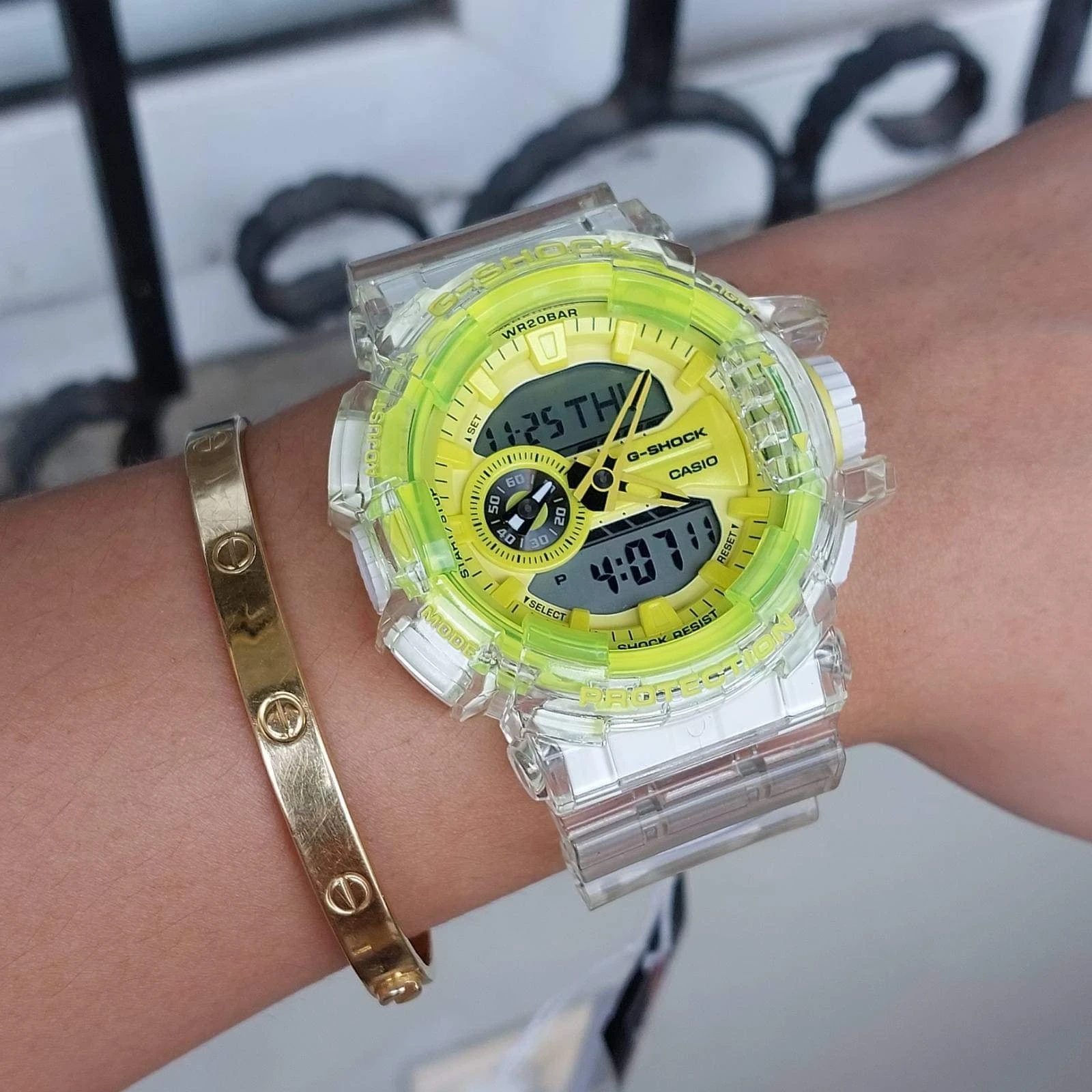 Casio G-Shock GA-400SK-1A9 Semi-Transparent Resin with Vivid
