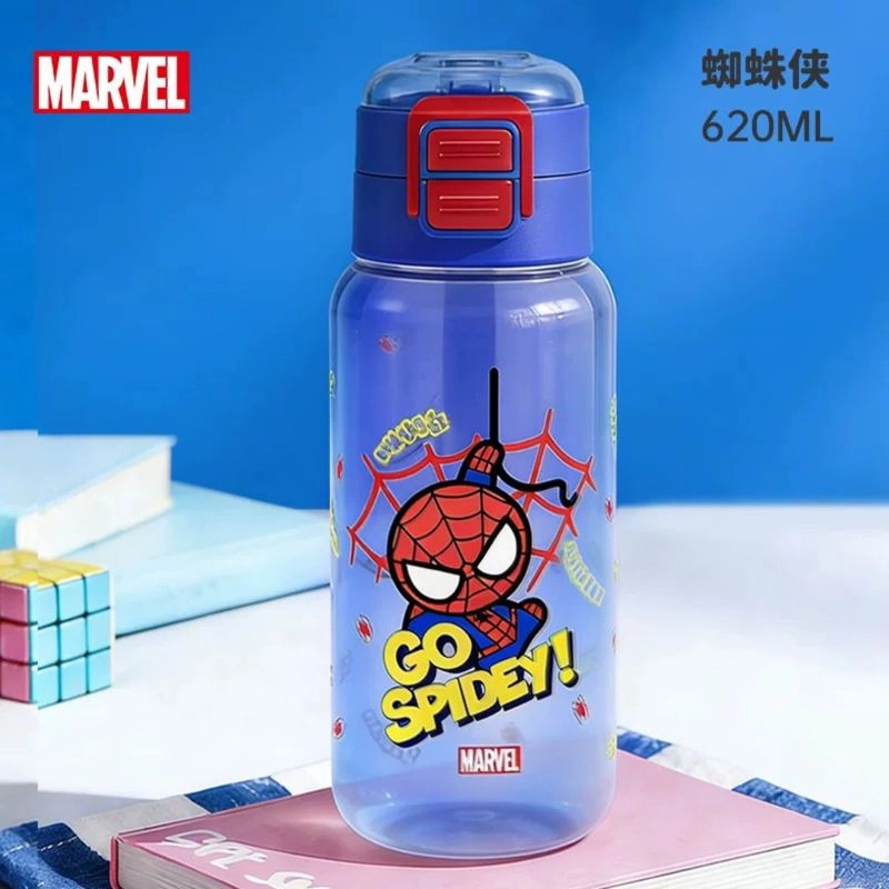 Marvel Spiderman Marvel Straw With Water Bottle 620ml YOHO