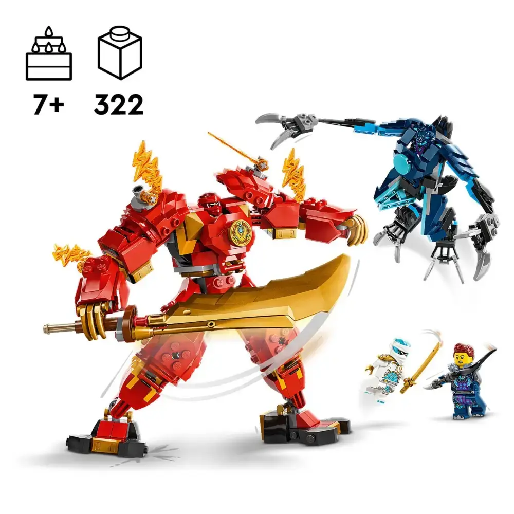 LEGO ® 樂高® LEGO® Ninjago® 71808 赤地的火元素機械人(玩具