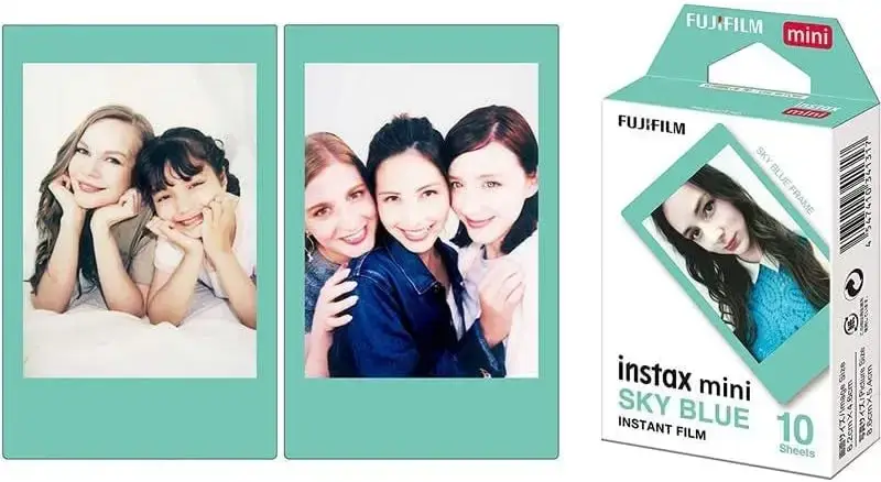 Film Instax Mini Couleur Fujifilm - Format Carte De Crédit - 10 Photos - Pour Appareils Et Imprimantes Instax