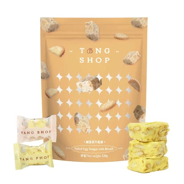 TANG SHOP Nougat With Biscuit-Salted Egg Yolk 120g Direct from Taiwan ...