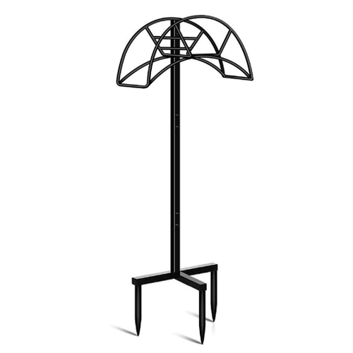 Dadadi Detachable metal garden water pipe hose rack storage rack (black ...