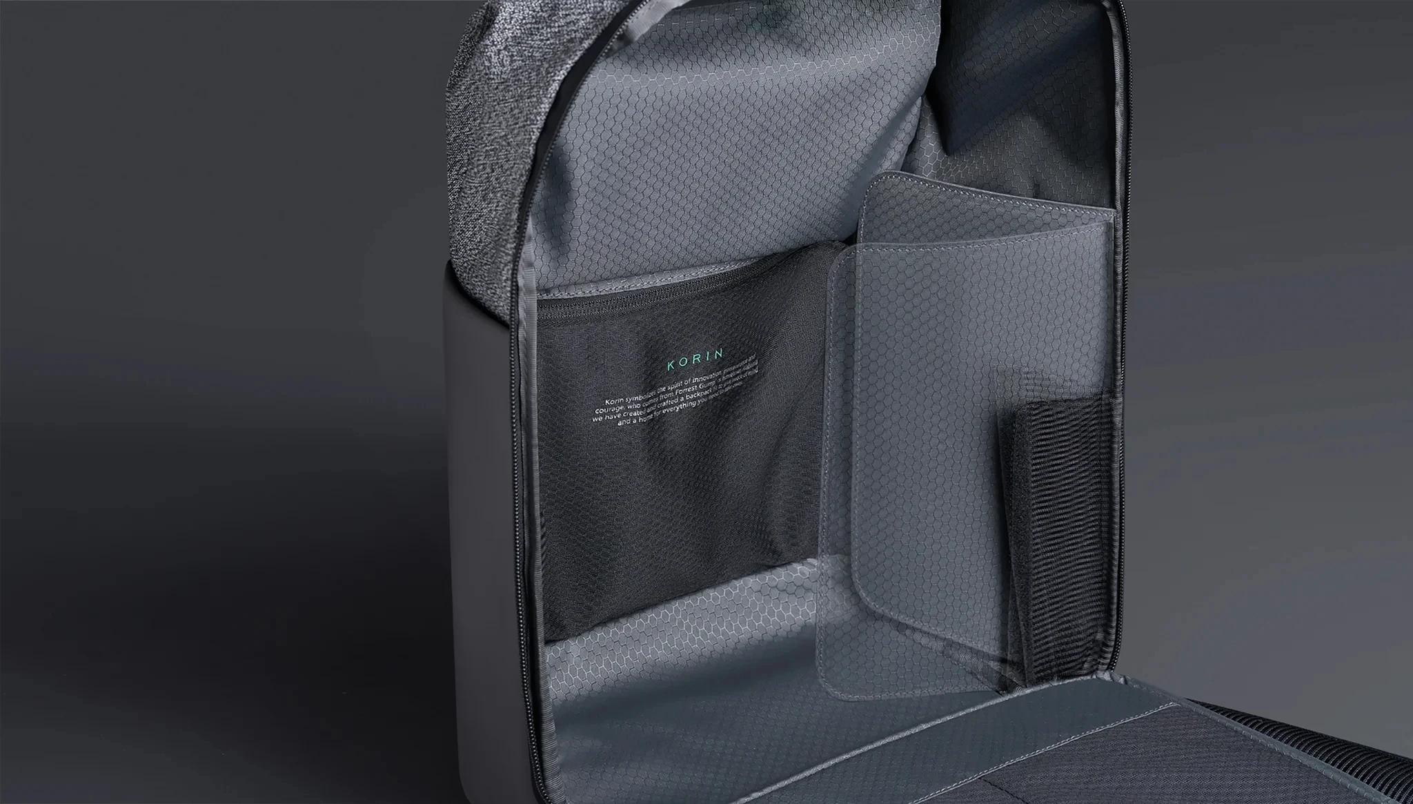 Korin SnapPack Quick Access Anti-Theft Backpack 20L Grey | YOHO