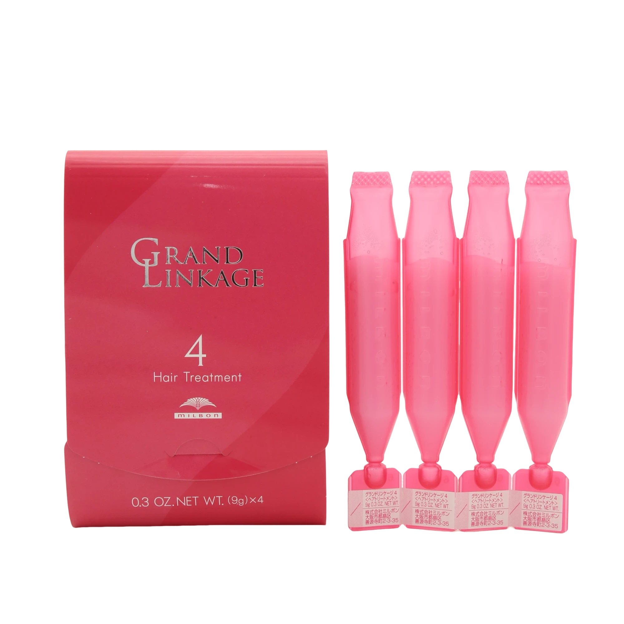 Mu4 MILBON Grand Linkage Hair Treatment MU4 9gx4pcs | YOHO