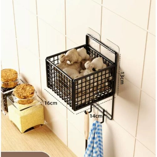 Dadadi Wall-mounted storage rack [Black hook version] | YOHO