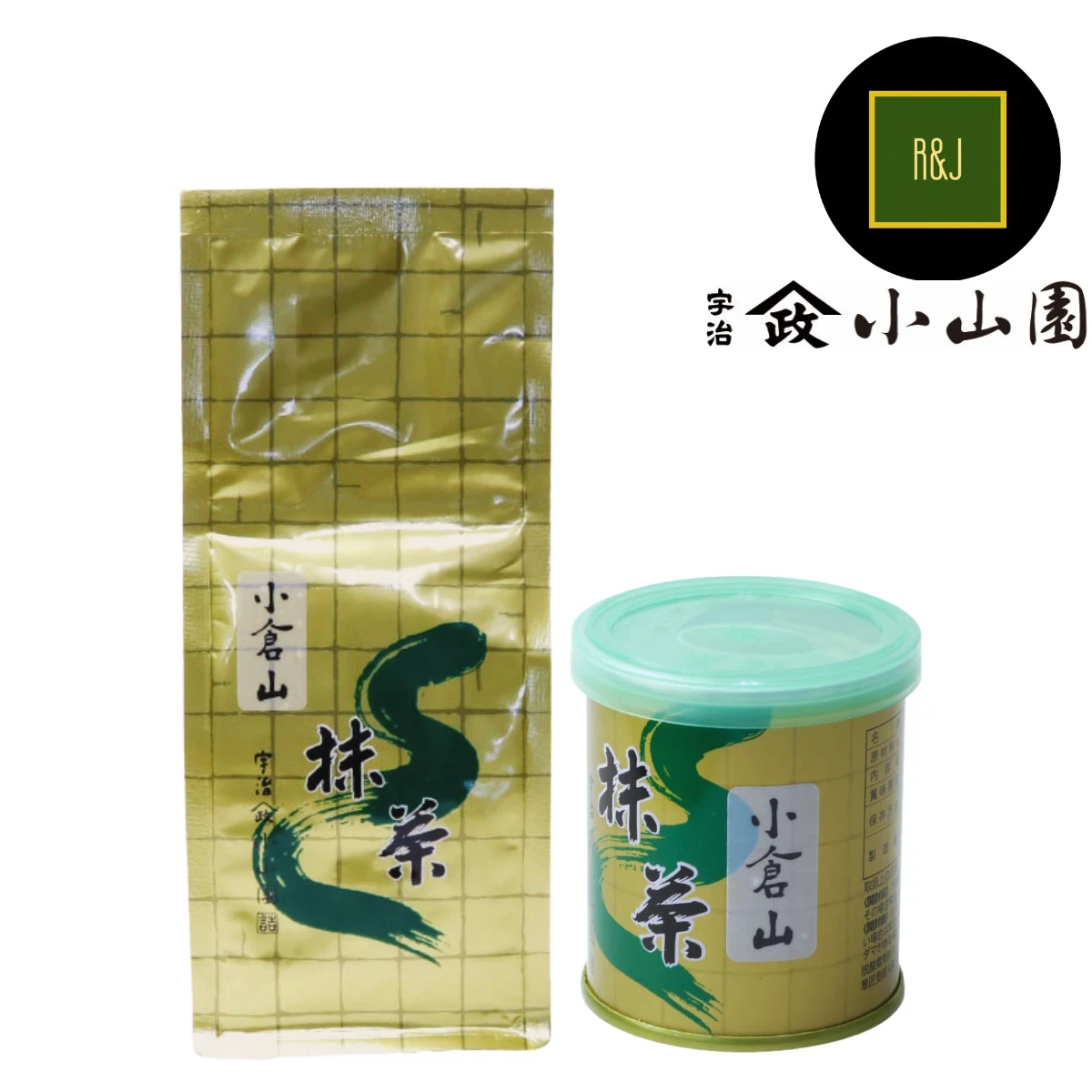 山政小山園日本進口茶道等級小倉山抹茶罐+袋裝(袋100g + 罐30g) | 友和YOHO