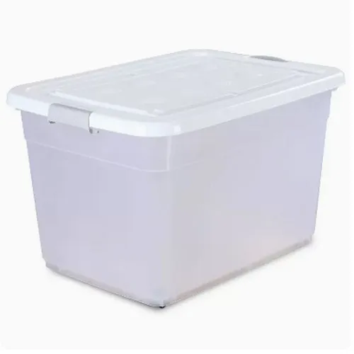 Dadadi Transparent Plastic Storage Box (Set [200#L 200#L] White Lid ...