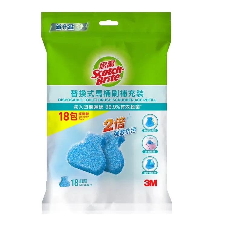 3M 思高™ ACE 替換式馬桶刷18件經濟裝 潔廁刷 | 友和 YOHO