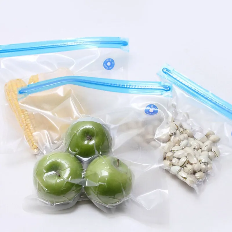 JINWELL [5pcs] Fresh food bag vacuum compression bag packing bag ...