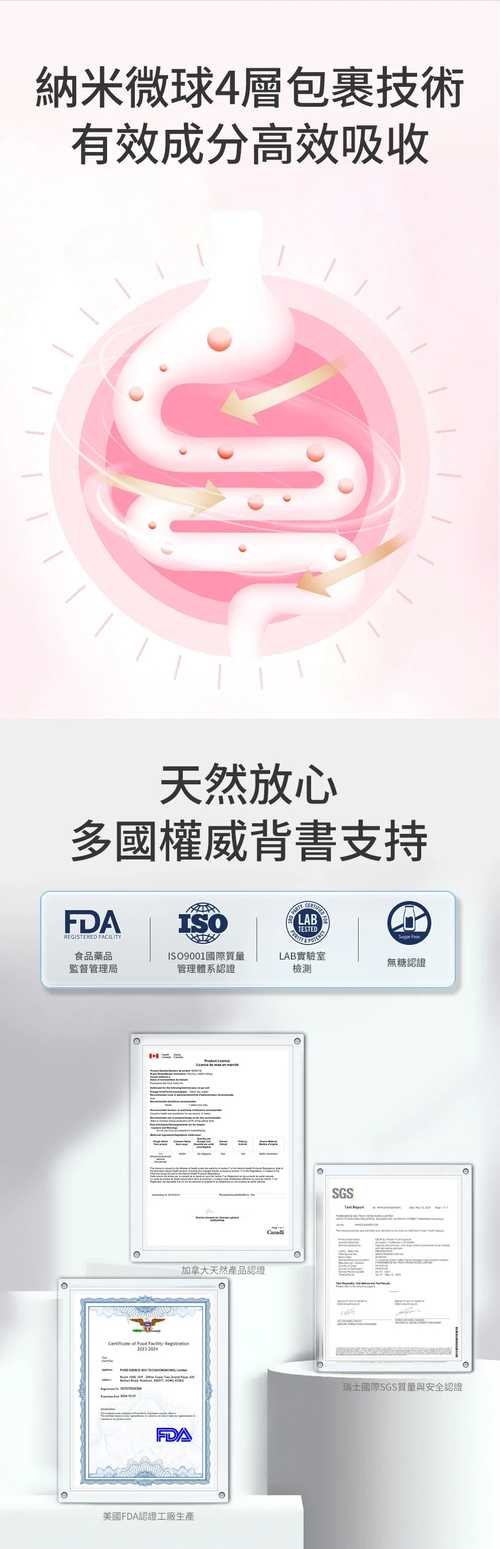 Image of 最頂級NMN-NADH+線粒體PQQ 美國賽立復禦齡丸30粒PQQ + NADH女性暖巢保養調理抗衰老逆齡 提升 NAD+凍齡美肌 抗皺 改善記憶力 改善