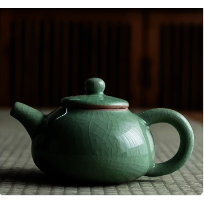 Dadadi 大笪地陶瓷茶壺單壺（古壺綠色）長12CM高8.2CM容量250ML | 友和YOHO