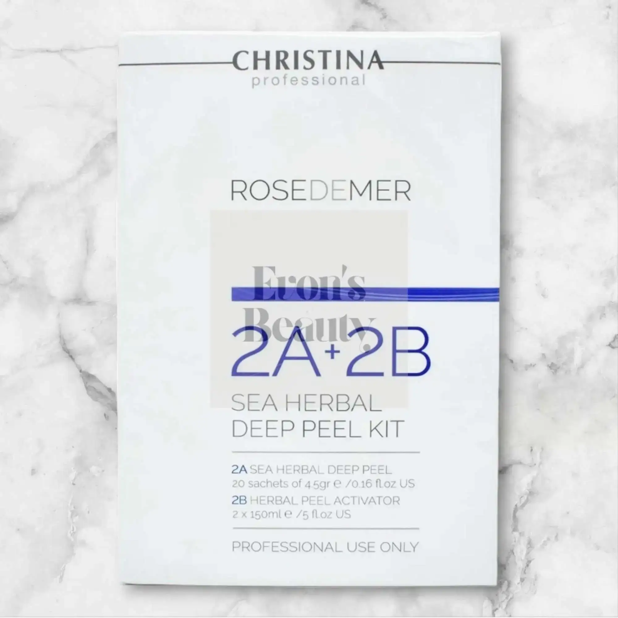 CHRISTINA ROSEDEMER No.2A2B Sea Herbal Deep Peel Kit Salon Size 20 