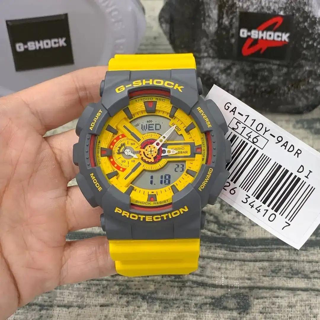 Casio G-SHOCK GA110 GA110Y GA-110 GA-110Y GA-110Y-9 GA-110Y-9A
